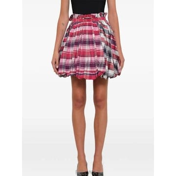 Alexander Mcqueen ���Ϲ�� Alexander McQueen checked flared skirt���Ϲ�� Alexander McQueen checked flared skirt