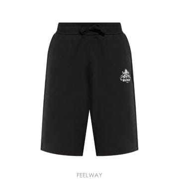 당일배송 발망 로고 프린트 드로스트링 쇼츠