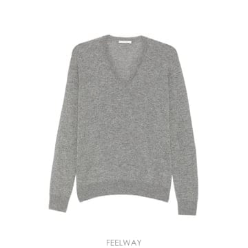 당일배송 더로우 V넥 스웨터