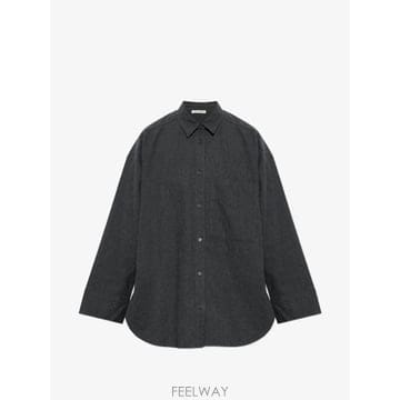 26 FW By Malene Birger 데리스 플란넬 코튼 셔츠 104368 TP459283489