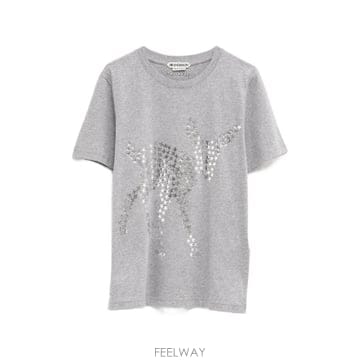 당일배송 JW앤더슨 스타 모티프 티셔츠