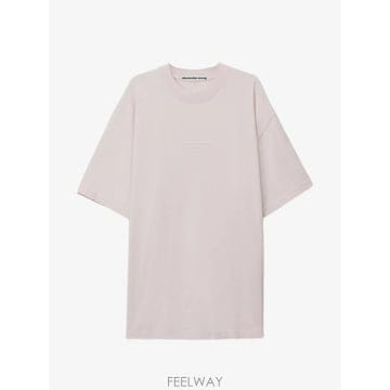 당일배송 알렉산더왕 로고 프린트 반소매 티셔츠