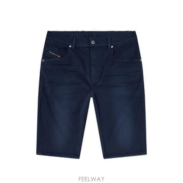당일배송 디젤 컬러 데님 슬림 쇼츠
