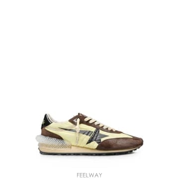 26 FW Golden Goose 스타 앤 스웨이드 패널 나일론 마라톤 스니커즈 GMF00684F008623