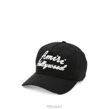 26 FW 아미리 로고 자수 베이스볼 캡 모자 AM426HE010 TP457382062