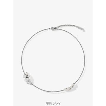 26 FW 지방시 크리스털 펄 메탈 크리스털 펄 쇼트 네크리스 BF00SMF05M TP459269310