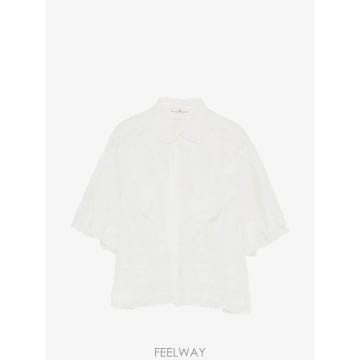 26 FW 에르마노설비노 레이스 트리밍 셔츠 D482K700APJGE TP454142809