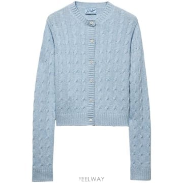 26 FW 프라다 캐시미어 가디건 P25N06SOOO15R2 TP454472434