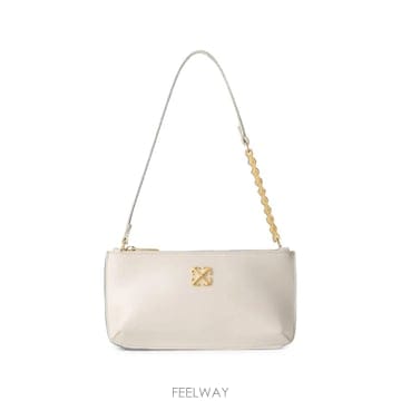 Off White 26 FW ����ȭ��Ʈ Jitney Flat leather shoulder bag OWWNN22F26LT01026 FW ����ȭ��Ʈ Jitney Flat leather shoulder bag OWWN