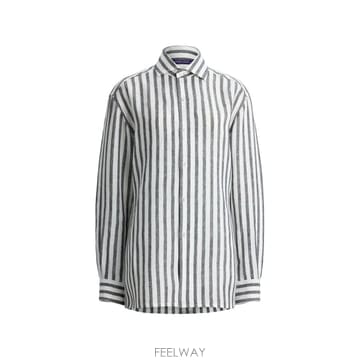 26 FW Ralph Lauren Collection 카프리 스트라이프 리넨 셔츠 290975285005 T