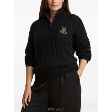 Ralph Lauren 26 FW �η� �����η� half zip cable knit sweater 200B33686 TP45918326 FW �η� �����η� half zip cable knit sweater 200B33