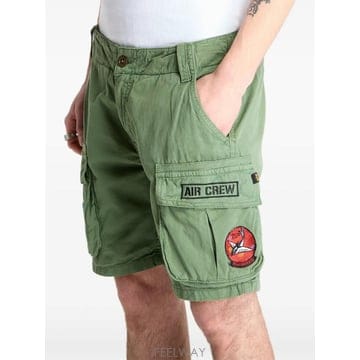 26 FW 알파인더스트리 Flying Tigers patch detail shorts 156254 TP459