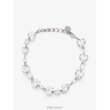 26 FW 셀프포트레이트 크리스털 장식 멀티 셰이프 브레이슬릿 PF26650BSL TP454963626