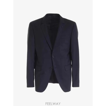 26 FW 칼라거펠트 노치드 라펠 싱글 브레스티드 재킷 155200500099 TP459110433