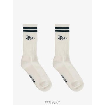 26 FW 쟈딕앤볼테르 로고 자수 스트라이프 양말 OWLI01096 TP457594567