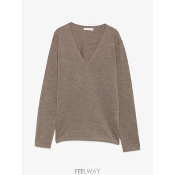 26 FW 더로우 V넥 긴소매 니트 탑 702Y1026 TP457538352
