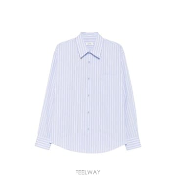 26 FW 산드로 스트라이프 오버사이즈 셔츠 SHPCM01784 TP457654151
