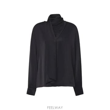 26 FW PINKO 타이 넥 긴소매 셔츠 107845A3OSZ99 TP458761925