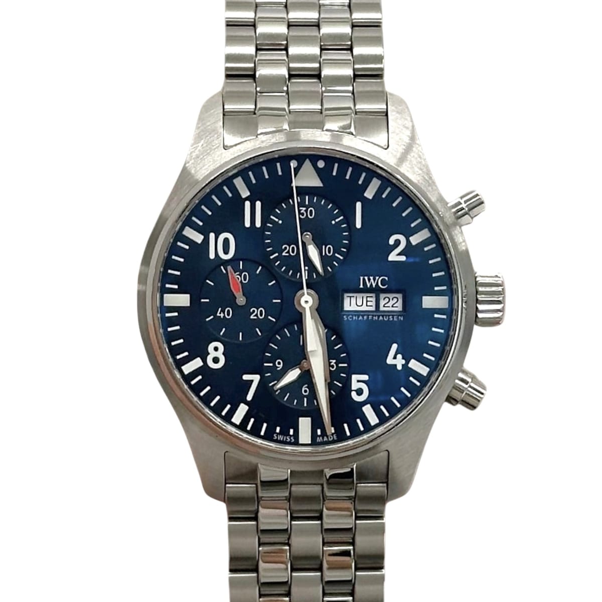 IWC IWC ���Ϸ� ũ�γ�׷��� ����� ����� �����ð� 377717 43mmIWC ���Ϸ� ũ�γ�׷��� ����� ����� �����ð� 37771