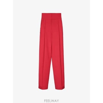 26 FW Elisabetta Franchi 플리츠 하이 웨이스트 팬츠 PA17966E2 TP45758827