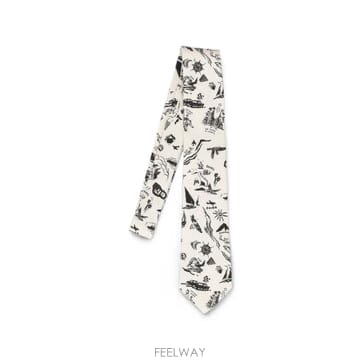 26 FW 폴스미스 트래블 스토리 프린트 넥타이 M1A0TIEUT418 TP455045983