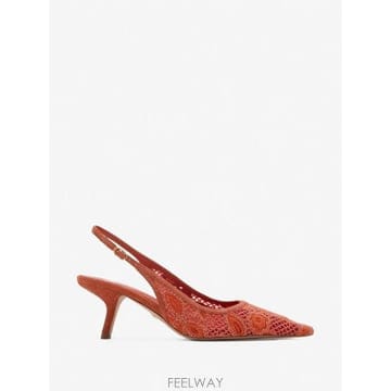 26 FW 샘 에델만 비앙카 자수 메시 슬링백 펌프스 J4131F4 TP458646752