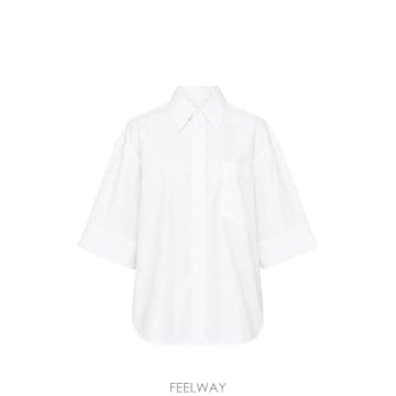 아미 반소매 오버사이즈 셔츠