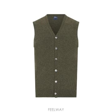 26 FW Fedeli 버튼 프런트 민소매 가디건 6UI07006 TP458645913