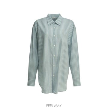 26 FW 오라리 스트라이프 울 셔츠 A26SS02WWSAXBLUELIMESTRIPE TP454881798