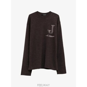 26 FW 쟈크뮈스 헤리슨 자수 크루넥 스웨터 SWM00622AK00325 TP457673784