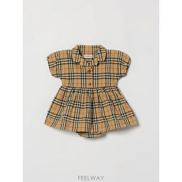 [A6] 버버리 8126411 키즈 바디수트 8126411-001
