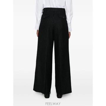26FW 와타나베 준야 팬츠 JR P040 BLKWH BLACK