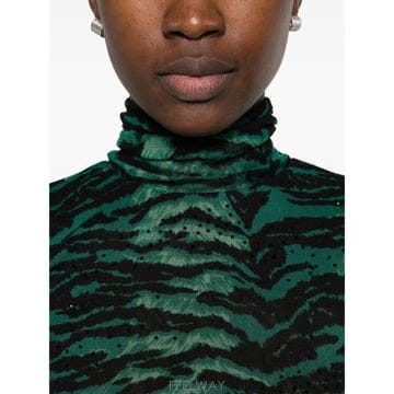 Diane Von furstenberg 26FW ���̾� �� �۽��ٹ��� ��Ʈ���� T028XPALMNMESH PALMN GREEN BLACK26FW ���̾� �� �۽��ٹ��� ��Ʈ���� T028XPALMNMESH PALM