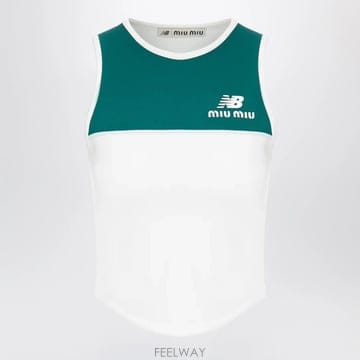 26 S/S 미우미우 WHITEGREENLIGHT 블루 테크니컬 스트 B0052363250