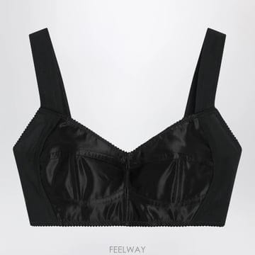 26 F/W 돌체 앤 가바나 블랙 사틴 뷔스티에 탑 F7Y28TGDC B0052363303