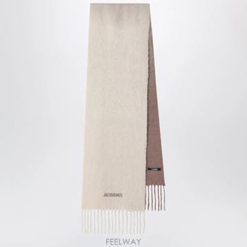 26 F/W 자크뮈스 베이지 MOISSON 스카프 인 알파카 울 AC B0052363311