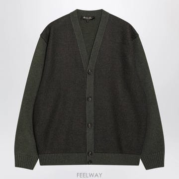 26 F/W 로로 피아나 다크 그린 BREIA 가디건 인 울 & 캐시 B0052363360