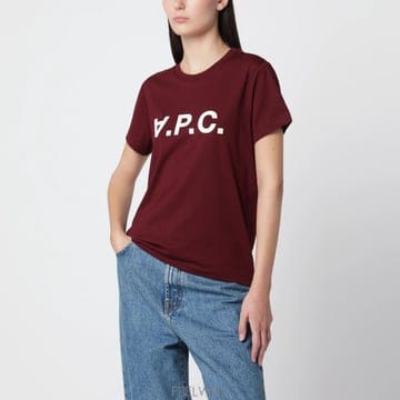 26 F/W A.P.C 아페쎄 버건디 코튼 티셔츠 COHBM-F266 B0052363373