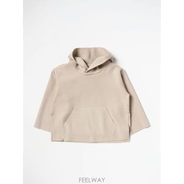 메종 마르지엘라 로고 자수 후드티