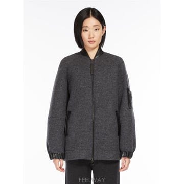 24FW 막스마라   여성 리모사 울 저지 봄버 자켓 2426906048600 BPG