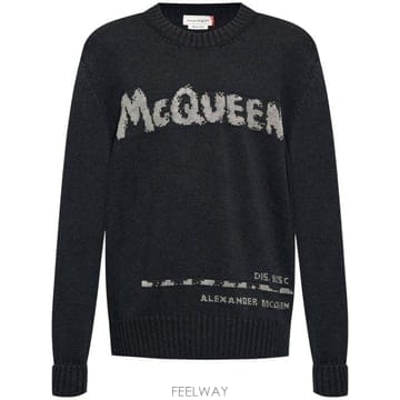 Alexander Mcqueen 24FW �˷���� ����   ���� �׷���Ƽ �ΰ� ������ 626454Q1WZL1291 CHARCOAL STEEL24FW �˷���� ����   ���� �׷���Ƽ �ΰ� ������ 626454Q