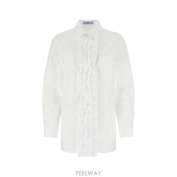 PRADA �����   ���� ȭ��Ʈ ���ø� ���� P407GS2211XV2 F0009 White BPG�����   ���� ȭ��Ʈ ���ø� ���� P407GS2211XV2 F0009 W