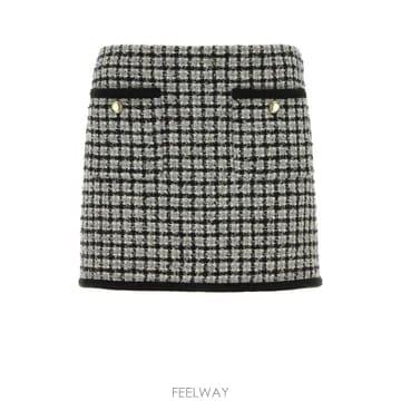 Miu Miu 23FW �̿�̿�   ���� ��Ŭ�� üũ �̴� ��ĿƮ MG2054S23213LK F0964 Checked BP23FW �̿�̿�   ���� ��Ŭ�� üũ �̴� ��ĿƮ MG2054S23