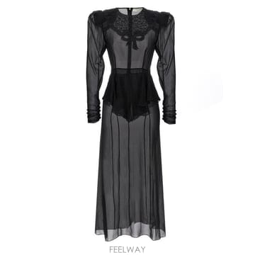 ALESSANDRA RICH 24SS �˷�����ġ   ���� ���� ��ũ �� ���ǽ� FABX3610F28900900 Black BPG24SS �˷�����ġ   ���� ���� ��ũ �� ���ǽ� FABX361