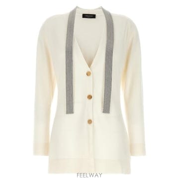 Fabiana Filippi 23FW �ĺ�Ƴ� �ʸ���   ���� �� ����� MAD223F332H72825 White BPG23FW �ĺ�Ƴ� �ʸ���   ���� �� ����� MAD223F332H72825
