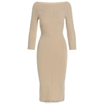 Ermanno Scervino 23SS �������� �����   ���� �̵� ���ǽ� �巹�� D425Q300HVC10105 White BPG23SS �������� �����   ���� �̵� ���ǽ� �巹�� D425Q30