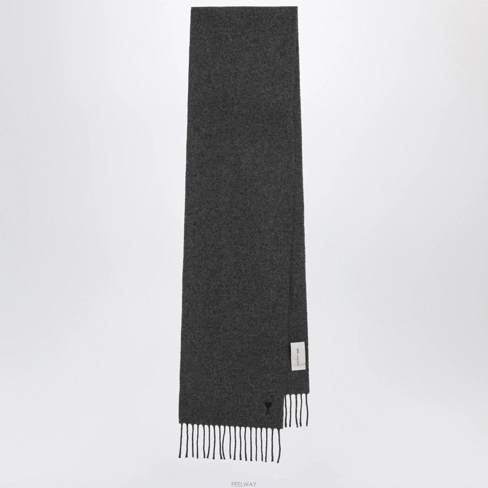 Ami �ƹ� QUOTAWOOLSCARFWITHAMIDECOEUREMBROI B0442329053�ƹ� QUOTAWOOLSCARFWITHAMIDECOEUREMBROI B0442329053
