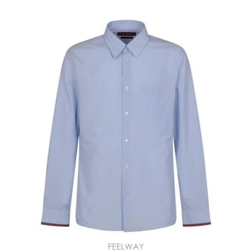 GUCCI 26SS ���� �� ������ ��Ʈ������ ��ư ���� 852707 ZAS5W4305 AZURE WHITE MC26SS ���� �� ������ ��Ʈ������ ��ư ���� 852707 ZAS5W4