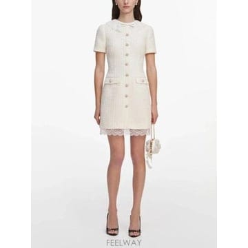 Self Portrait ���� ��Ʈ����Ʈ ��Ŭ�� ���̽� Ʈ�� �̴� �巹�� PF26002SBC B0172363713���� ��Ʈ����Ʈ ��Ŭ�� ���̽� Ʈ�� �̴� �巹�� PF26002