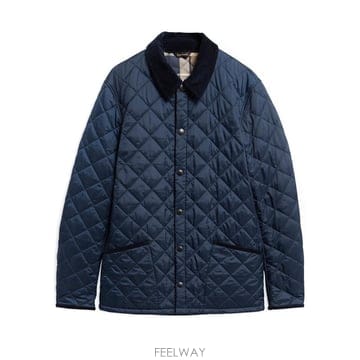 바버 네이비 블루 헤리티지 ICONS 퀼팅 자켓 MQU1928NY7 B0302362659